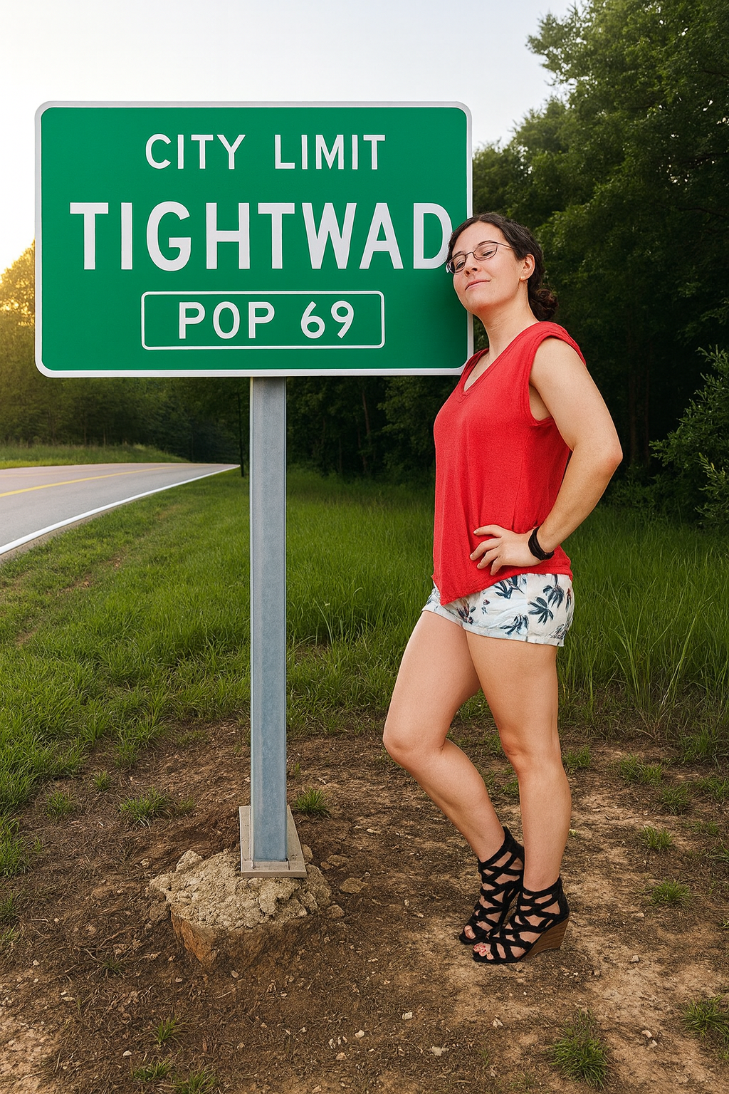 Tightwad Girl Mascot